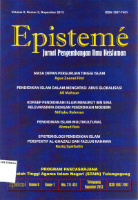 EPISTEME ; Jurnal Pengembangan Ilmu Keislaman