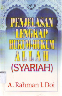 PENJELASAN LENGKAP HUKUM-HUKUM ALLAH (SYARIAH)