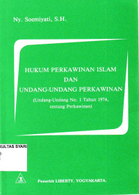 HUKUM PERKAWINAN ISLAM DAN UNDANG-UNDANG PERKAWINAN