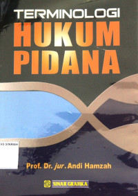 TERMINOLOGI HUKUM PIDANA