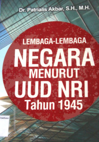 LEMBAGA-LEMBAGA NEGARA MENURUT UUD NRI Tahun 1945