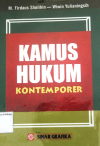 KAMUS HUKUM KONTEMPORER