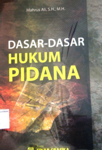 DASAR-DASAR HUKUM PIDANA