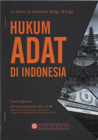 Hukum Adat di Indonesia