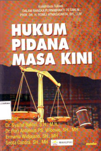 HUKUM PIDANA MASA KINI