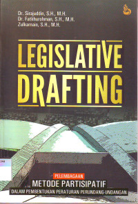 LEGISLATIVE DRAFTING