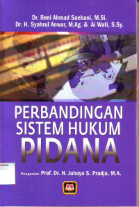 PERBANDINGAN SISTEM HUKUM PIDANA